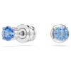 Boucles d’oreilles Stilla Attract, taille ronde, bleues, plaquées rhodium Boucles d’oreilles Stilla Attract, taille ronde, bleues, plaquées rhodium