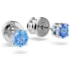 Boucles d’oreilles Stilla Attract, taille ronde, bleues, plaquées rhodium Boucles d’oreilles Stilla Attract, taille ronde, bleues, plaquées rhodium