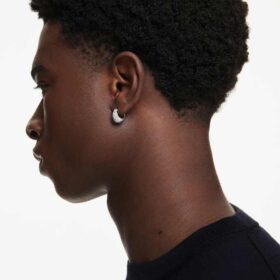Boucles d’oreilles Sublima blanches, plaquées rhodium