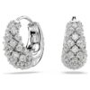 Boucles d’oreilles Sublima blanches, plaquées rhodium Boucles d’oreilles Sublima blanches, plaquées rhodium