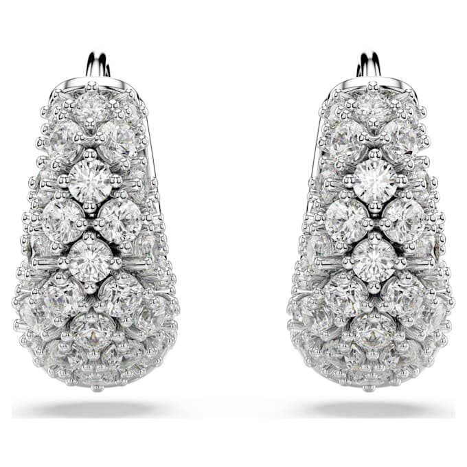 Boucles d’oreilles Sublima blanches, plaquées rhodium Boucles d’oreilles Sublima blanches, plaquées rhodium