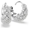 Boucles d’oreilles Sublima blanches, plaquées rhodium Boucles d’oreilles Sublima blanches, plaquées rhodium