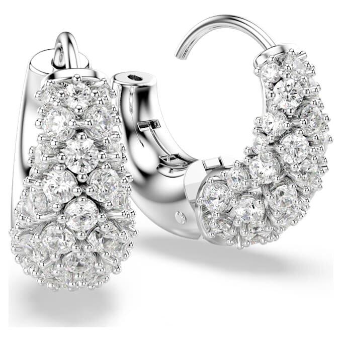 Boucles d’oreilles Sublima blanches, plaquées rhodium Boucles d’oreilles Sublima blanches, plaquées rhodium