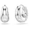 Boucles d’oreilles Sublima blanches, plaquées rhodium Boucles d’oreilles Sublima blanches, plaquées rhodium