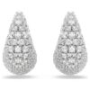 Boucles d’oreilles Sublima, grandes, blanches, plaquées rhodium Boucles d’oreilles Sublima, grandes, blanches, plaquées rhodium