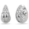 Boucles d’oreilles Sublima, grandes, blanches, plaquées rhodium Boucles d’oreilles Sublima, grandes, blanches, plaquées rhodium