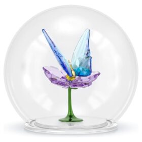 Boule de verre Idyllia « Papillon et fleur »