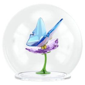 Boule de verre Idyllia « Papillon et fleur »