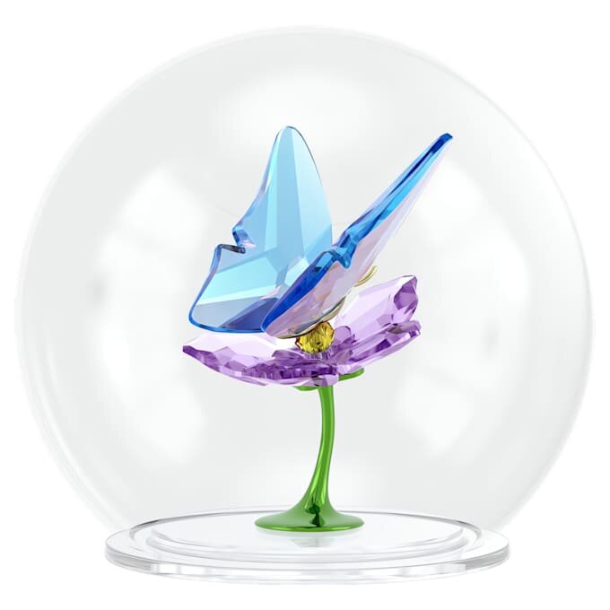 Boule de verre Idyllia « Papillon et fleur » Boule de verre Idyllia « Papillon et fleur »