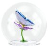 Boule de verre Idyllia « Papillon et fleur » Boule de verre Idyllia « Papillon et fleur »