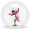 Boule en verre Idyllia « Abeille et fleurs » Boule en verre Idyllia « Abeille et fleurs »