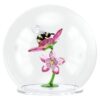 Boule en verre Idyllia « Abeille et fleurs » Boule en verre Idyllia « Abeille et fleurs »