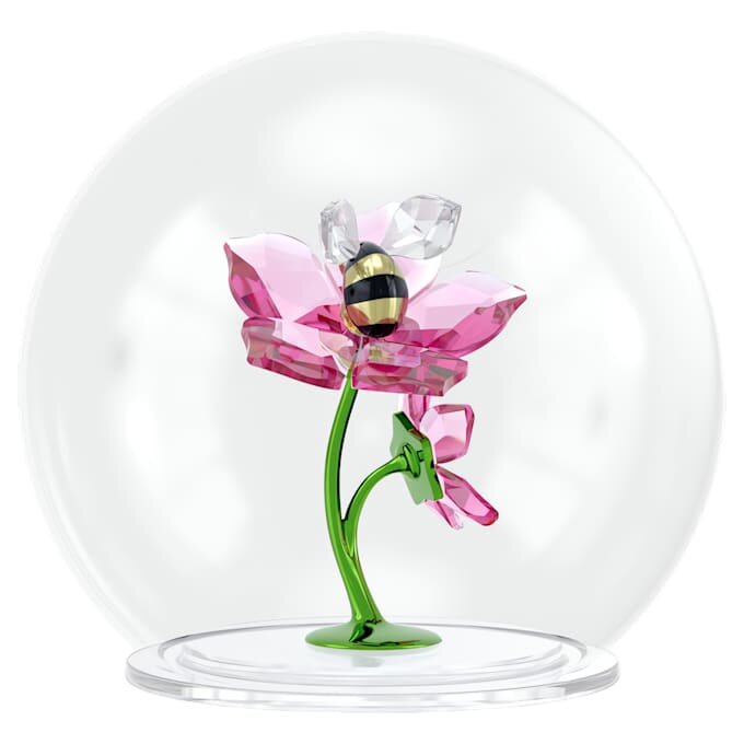 Boule en verre Idyllia « Abeille et fleurs » Boule en verre Idyllia « Abeille et fleurs »