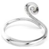 Bracelet Ariana Grande X Swarovski avec perle en cristal, taille baguette, blanc, plaqué rhodium Bracelet Ariana Grande X Swarovski avec perle en cristal, taille baguette, blanc, plaqué rhodium