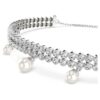 Bracelet Ariana Grande X Swarovski « Crystal Pearl », taille ronde, blanc, plaqué rhodium Bracelet Ariana Grande X Swarovski « Crystal Pearl », taille ronde, blanc, plaqué rhodium