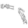 Bracelet Ariana Grande x Swarovski, tailles variées, cœurs, blanc, plaqué rhodium Bracelet Ariana Grande x Swarovski, tailles variées, cœurs, blanc, plaqué rhodium