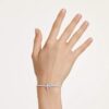 Bracelet Ariana Grande X Swarovski : tailles variées, fleur, multicolore, plaqué rhodium