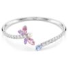 Bracelet Ariana Grande X Swarovski, tailles variées, libellule, multicolore, plaqué rhodium