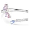 Bracelet Ariana Grande X Swarovski, tailles variées, libellule, multicolore, plaqué rhodium