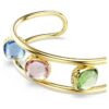 Bracelet Chroma à taille coussin, multicolore, plaqué or Bracelet Chroma à taille coussin, multicolore, plaqué or