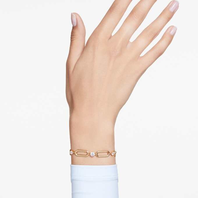 Bracelet Constella blanc, plaqué or Bracelet Constella blanc, plaqué or