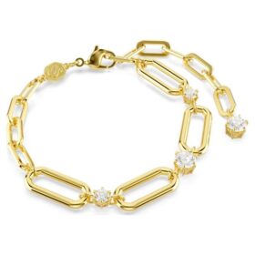 Bracelet Constella blanc, plaqué or
