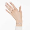 Bracelet Constella Crystal Pearl, tailles rondes, blanc, plaqué rhodium Bracelet Constella Crystal Pearl, tailles rondes, blanc, plaqué rhodium