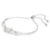 Bracelet Constella Crystal Pearl, tailles rondes, blanc, plaqué rhodium Bracelet Constella Crystal Pearl, tailles rondes, blanc, plaqué rhodium