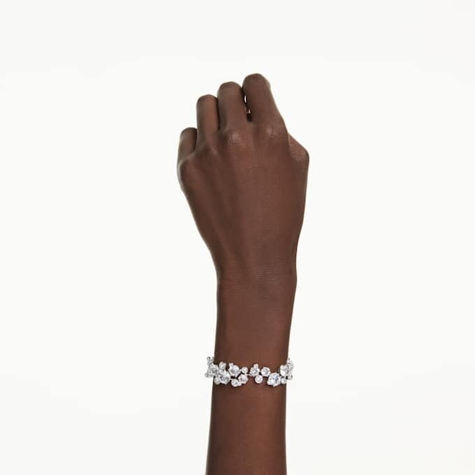 Bracelet Constella, tailles variées, blanc, plaqué rhodium Bracelet Constella, tailles variées, blanc, plaqué rhodium