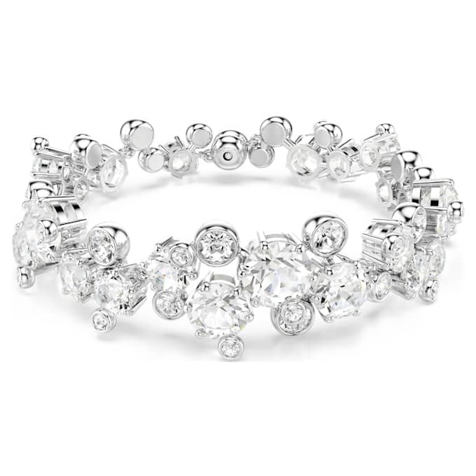 Bracelet Constella, tailles variées, blanc, plaqué rhodium Bracelet Constella, tailles variées, blanc, plaqué rhodium