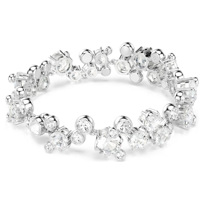 Bracelet Constella, tailles variées, blanc, plaqué rhodium Bracelet Constella, tailles variées, blanc, plaqué rhodium