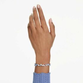Bracelet Constella à tailles variées, bleu, plaqué rhodium Bracelet Constella à tailles variées, bleu, plaqué rhodium