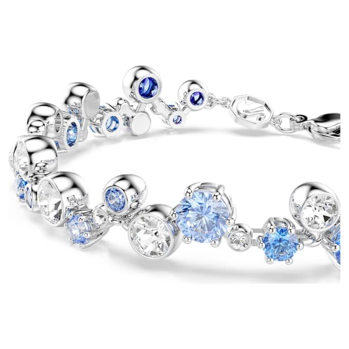 Bracelet Constella à tailles variées, bleu, plaqué rhodium Bracelet Constella à tailles variées, bleu, plaqué rhodium