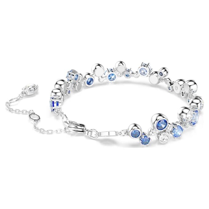 Bracelet Constella à tailles variées, bleu, plaqué rhodium Bracelet Constella à tailles variées, bleu, plaqué rhodium