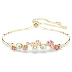 Bracelet Constella, tailles variées, multicolore, plaqué or
