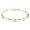 Bracelet Constella, tailles variées, vert, plaqué or Bracelet Constella, tailles variées, vert, plaqué or