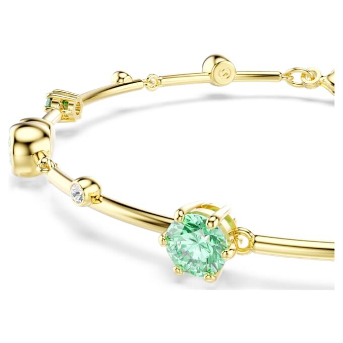 Bracelet Constella, tailles variées, vert, plaqué or Bracelet Constella, tailles variées, vert, plaqué or