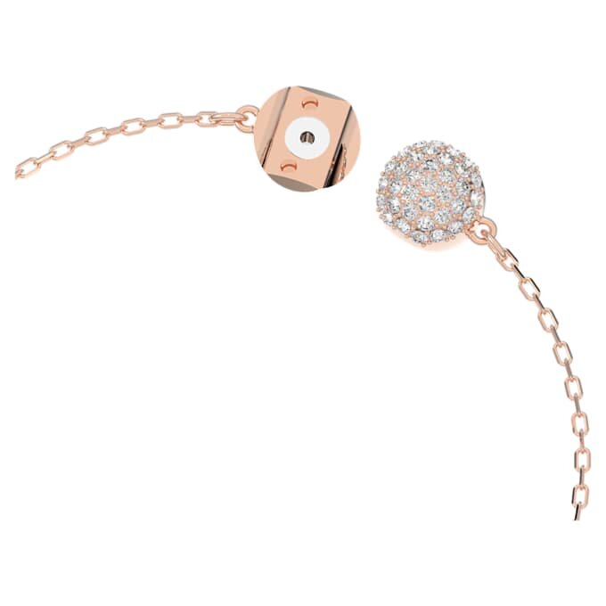 Bracelet Cygne, rose, plaqué or rose Bracelet Cygne, rose, plaqué or rose