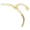 Bracelet Dextera à coupe ronde, blanc, plaqué or Bracelet Dextera à coupe ronde, blanc, plaqué or