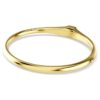 Bracelet Dextera à coupe ronde, blanc, plaqué or Bracelet Dextera à coupe ronde, blanc, plaqué or