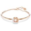 Bracelet Dextera à coupe ronde, blanc, plaqué or rose Bracelet Dextera à coupe ronde, blanc, plaqué or rose