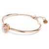 Bracelet Dextera à coupe ronde, blanc, plaqué or rose Bracelet Dextera à coupe ronde, blanc, plaqué or rose