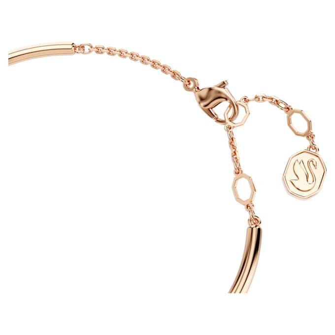 Bracelet Dextera à coupe ronde, blanc, plaqué or rose Bracelet Dextera à coupe ronde, blanc, plaqué or rose