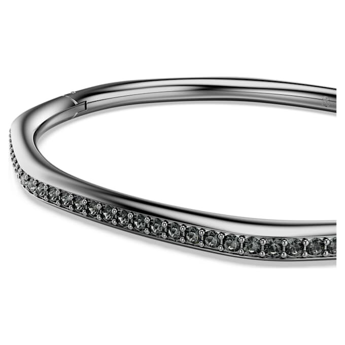 Bracelet Dextera de forme octogonale, taille ronde, blanc, plaqué ruthénium Bracelet Dextera de forme octogonale, taille ronde, blanc, plaqué ruthénium