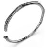 Bracelet Dextera de forme octogonale, taille ronde, blanc, plaqué ruthénium Bracelet Dextera de forme octogonale, taille ronde, blanc, plaqué ruthénium