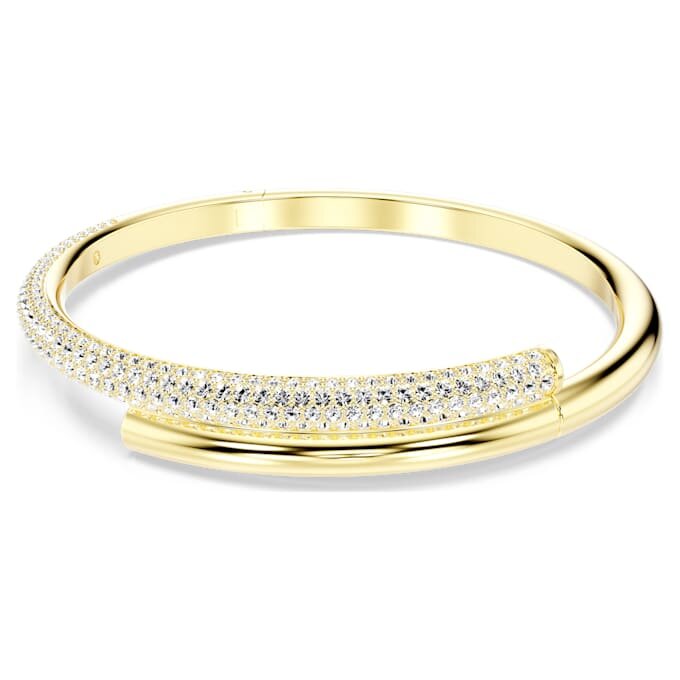 Bracelet Dextera à fermeture magnétique, blanc, plaqué or Bracelet Dextera à fermeture magnétique, blanc, plaqué or