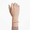 Bracelet Dextera à fermeture magnétique, blanc, plaqué or rose Bracelet Dextera à fermeture magnétique, blanc, plaqué or rose