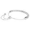 Bracelet Dextera à taille ronde, blanc, en acier inoxydable