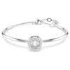 Bracelet Dextera à taille ronde, blanc, plaqué rhodium Bracelet Dextera à taille ronde, blanc, plaqué rhodium