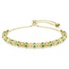 Bracelet Dextera à taille ronde, vert, finition dorée Bracelet Dextera à taille ronde, vert, finition dorée